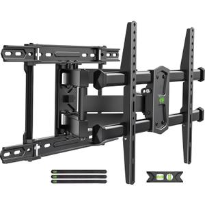 USX MOUNT UL Listed TV Wall Mount for 42"-84" TVs up to 110lbs and 8"-24" Wood Studs, TV Mount with Tilt, Swivel & Extension, Wall Mounts Bracket with Dual Articulating Arms, Max VESA 600x400mm