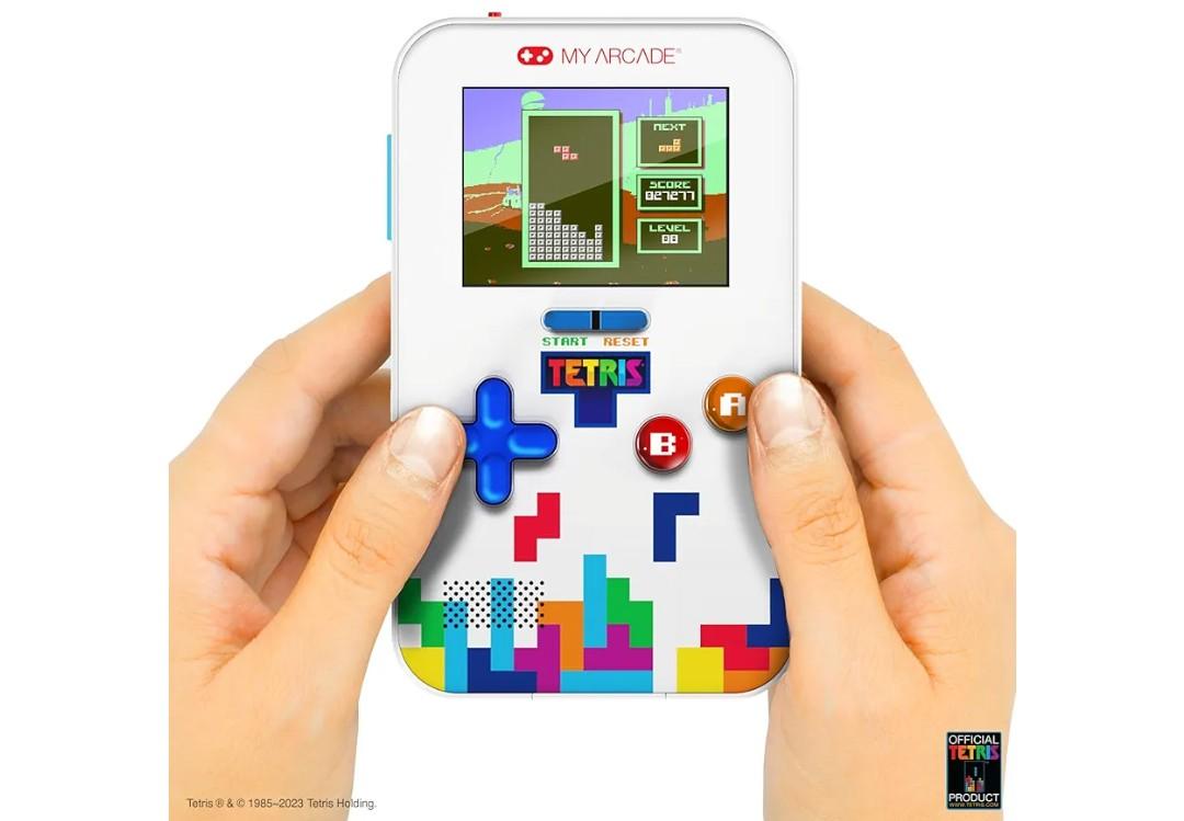 My Arcade Tetris Go Gamer : Retro Video Game, Handheld Tetris Console with 301 Games, 2.5 Inch Screen