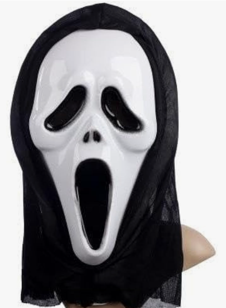 Quenny Skull Mask Halloween Performance Suit Set Skull Cloak Three Piece Role Playing Suit