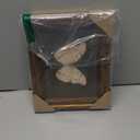 KBKBART Vintage White Butterfly Wall Art, Framed Wall Art Insect Pictures Wall Decor Aesthetic, Dark Moody Cottagecore Room Decor, Sage Green Bathroom Canvas Painting, Desk Shelf Decor, Canvas Wall Art Prints for Bedroom, Living Room(8"x10")