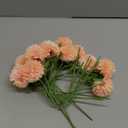 CCINEE 12Pcs Artificial Flowers Chrysanthemum Ball, Silk Floral Arrangement Fake Flowers Bouquet Long Stem Hydrangea for Home Office Coffee House Parties and Wedding Decor (Pink)