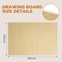 Feifeiya Extra Large Drawing Board 24" x 36" Large Sketch Board with Handle for Drafting Art Portable Tool Drawing Painting for Artists School, Class, Studio or Field Use