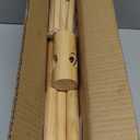 Haddockway Wooden Coat Rack Stand with 8 Hooks New Zealand Pine 3 Adjustable Coat Standing Tree Easy Assembly for Coats, Hats, Scarves and Handbags for Entryway, Hallway, Bedroom, Office (1 PC, Natural)