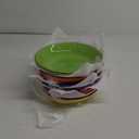 vancasso Bonita Pasta Bowls Set of 6, 50oz Large Salad Bowls for Kitchen, Corlorful Stoneware Serving Bowls Dishwasher & Microwave Safe (Warm Color)