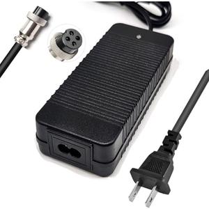 HERISKEER 63V 4 Prong Charger for Segway Ninebot S/S-MAX, Mini Pro/MiniPro, GoKart/Go Kart/Go Kart Pro, N3M240 N3MM240 Power Supply 4 Pin Connector