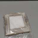 Lahumzco Rustic White Wash Wooden Photo Frame 4x4 Inch  Distressed Farmhouse Style Picture Frame for Tabletop & Wall  Shabby Chic Vintage Decor, Gift-Ready  Real Glass Front, Handcrafted Quality