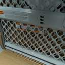 MYPET Universal Pet Gate: 26 - 42 Wide Dog Gate for Doorways with Pressure Fit or Swinging Door Hardware Mounting Types Included: 26" Tall; Gray