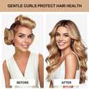 Heatless Curls Overnight Set - Jumbo Overnight Hair Curlers to Sleep In, Soft Velvet Hair Rollers for Women, No Damage Curls Styling Tools 4pcs