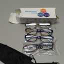 Kerecsen Reading Glasses 5 Pairs Fashion Ladies Readers Spring Hinge with Pattern Print Eyeglasses for Women (Mix Color -2, 2.00)