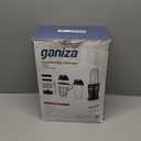 Ganiza Blender for Smoothies, 14 Pcs Smoothie Blender for Kitchen, Max 1300W Portable Blenders for Shakes Ice Crushing Grinding & More with 2 X 37 oz, 23 oz Cups, Perfect for Home & On - the - Go (Black)