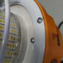 RIUVAO 80W LED Temporary Work Light 12000lm 5000K Daylight White Portable Hanging Construction Lighting Led High Bay Light for Workshop Mine Job Site Lighting