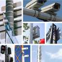 OFFO Metal Zip Ties 100 Pcs 15.8 in Premium Heavy Duty Stainless Steel Wire Multifunctional Locking Exhaust Wrap Flexible Durable