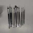 ARTEGRIA Watercolor Brush Set, 10 Professional Soft Synthetic Squirrel Paint Brushes, Including Pointed Rounds, Flats, Dagger, Oval Wash