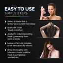 Herbishh Koloret Keratin Color Depositing Mask - 2-in-1 Deep Conditioner for Vibrant Refreshed Hair, Ideal for Dry Damaged Types, Salon-Worthy Shine at Home, Copper, 3.5 fl.oz