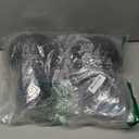 Hedume 2 Pack Mannequin Head Stand Model, Foam Black Velvet Male Wigs Display Model, Mannequin Manikin Head for Wig, Hat, Glasses