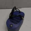 Space Heater, Portable Small Heaters for Indoor Use, Electric Desk Heater with Overheat and Tip-Over Protection, Mini Personal Heaters for Home Office Workspace,Black (Blue)