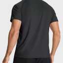 Men's Sun Protection Shirts Lightweight Athletic Quick Dry Rash Guard Cooling Tee (Gray, L)