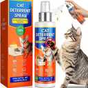 Cat Deterrent Spray, Cat Deterrent for Furniture Protection, Pee Spraying, Excessive Chewing & Scratching Everywhere, Cat Repellent Indoor and Outdoor, PetSafe Formula, 5.07 Fl Oz