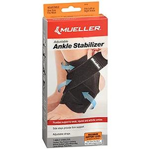 Mueller Adjustable Ankle Stabilizer One Size #6518-1 ea., Pack of 4