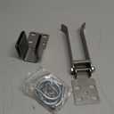 BiJun Chain Link Residential Strong Arm Double Gate Latch,Latches 2 Gates Together Without The Need of A Drop Rod,Chainlink Gate Latch for1-3/8" Gate Frames