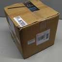 Ceramic Plant Pot - Modern 8 Inch Round Planter for Indoor Outdoor Plants with Drainage Hole and Saucer, Home House Room Office Decor, White