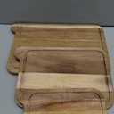 Non Toxic Cutting Boards - Cutting Board Set Free of Mineral Oil, Made of FSC Acacia Wood - Cutting Boards for Kitchen - Includes 3 Chopping Boards. By Ziruma