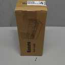 Cisily Black Sponge Holder for Kitchen Sink, Sink Caddy Organizer with High Brush Holder, Kitchen Countertop Organizers and Storage Essentials, Rustproof 304 Stainless Steel, Soap Dispenser Organize