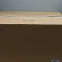 Mind Reader 60L Slim Laundry Hamper, Clothes Basket, Lid, Wicker Design, Plastic, 17.65"L x 13.75"W x 24.15"H, Black