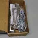 Ravinte 10 Pack Solid 5 Inch Square Cabinet Handles - Brushed Nickel Pulls for Kitchen Drawers and Cabinets - Hardware Handles (5" Hole Center)