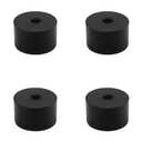 4 PCS Multi Purpose Rubber Spacer, 2" OD x 1/2" ID x 1-1/5" Thickness Rubber Washers for Screws, Anti Vibration Pads for Bolts, Car, Boat, Home (50 * 12 * 30mm)