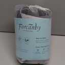 Lumbar Support Pillow for Bed, Lower Back Pillow for Sleeping, Memory Foam Waist Pain Relief Pillows, Lumbar Pillow for Sleeping, Bed, Car, Couch (Grey Black)