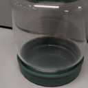 WhiteRhino Glass Pickle Jar,34oz Olive Hourglass Jar with Strainer,Airtight Glass Jar Pickle Juice Separator Flip Pickle Jar for Gherkin Jalapeno