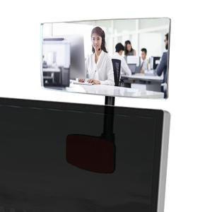 Nnaningo Wide Angle Convex Mirror for Computer Monitor, Office Cubicle & Desk, Stick-On Rear View Mirror to See Behind You, 360 Rotatable Security Mirrors for Personal Safety (
1 Pack 12" x 3")
