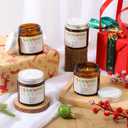 MTLEE 10 Pcs Christmas Thank You Gift Candles Scented Soy Jar Candle Bulk Inspirational Team Coworker Gifts Bulk 3.5 oz Staff Appreciation Gifts for Women Employees Teacher Boss Yoga Home(Team)