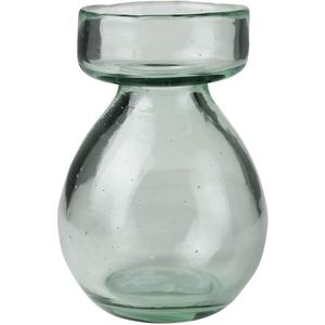 HomArt Recycled Glass Bulb Vase, Clear, 1-Count