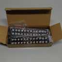 Partsam 2Pcs 7.5 inch Aluminum Housing White 24LEDs Trailer Runinng Lights Side Marker, Surface Mount Reverse/Backup Lights for Truck Tractor RV Pickup, IP67 Waterproof