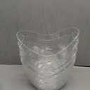 Beverage Tubs for Parties Plastic Ice Bucket for Cocktail Bar Clear Acrylic Wine Bucket with Scoops Drink Bucket Cooler for Chiller Bin for Champagne or Beer (4 L)