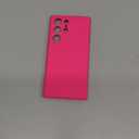 ZUSLAB Silicone Case Compatible with Galaxy S23 Ultra 6.8'' 2023, TPU Rubber Gel Cover Support Wireless Charging, Anti-Scratch Shockproof TPU Slim Fit Bumper for Galaxy S23 Ultra Case, Hot Pink