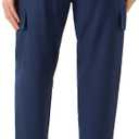 ZENGVEE Women's Quick Dry Hiking Cargo Pants with 5 Pockets Lightweight Athletic Travel Outdoor Joggers Casual Track (Blue, S)