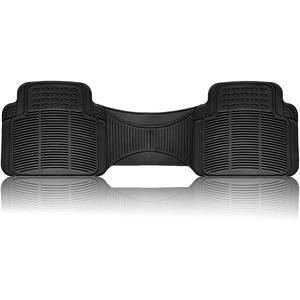 Vaygway Car Floor Mat Runner - Rubber Rear Floor Mat Liner - Black Back Seat Liner - Auto Trimmable Universal Fit Rug for Vehicle
