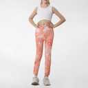 4 Pack Girls Printed Leggings Soft Yoga Pants Kids Tie-Dye Leggings (6-7 Years, Multicolor 6)