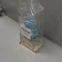 Color Rounds Ceramic Resin Shower Curtain Hook, Slate Blue, 8 Pieces