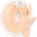 AMOLEN 3D Printer Filament PLA, True High Speed 600mm/s 1.75mm PLA Filament Peach Fuzz (Flesh color)PLA, 1KG/2.2lb, Dimensional Accuracy +/- 0.02 mm, Smooth & Non-Tangle, Fits for Most FDM 3D Printer