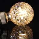 E26 4W Vintage Led Filament Bulb G95 Pineapple Shaped Lights G30 Edison Decoration Bulb for Indoor Lighting Ceiling Fan Lawn Patio Yard Warm White 2700K AC110V Not Dimmable Clear Glass Pack of 2