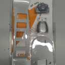 Metal Cat Door Latch, Door Prop for Cats, Easy Install, Durable & Foldable, 5 Adjustable Sizes Keep Interior Door Cracked Open for cat - Dog Proof Cats Feeding Station, No Wall Damage (Silver)