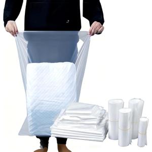 50 Pack Nylon Bags for Termite Fumigation 20x30 Inch Thick Storage Bags for Food and Household Items 2.36 Mil PE Barrier Bags with Resealable Design for Home Prep