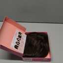 Ms Taj 11 Inch Short Wavy Hair Topper for Women with Thinning Hair, Natural Synthetic Lightweight & Breathable Hairpiece for Women with 6.5"x6.5" Base, Instantly Adds Volume and Coverage（Soft Brown）