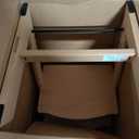 Stokke Tripp Trapp High Chair 2 (Natural), Cushion 2 (Nordic Grey) + Stokke Tray (White) - Includes Chair + Baby Set with Removable Harness for Children 6-36 Months