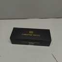 CHRISTINE SHELLY Hair Straightener Brush, Portable Cordless Mini Straightening Brush for Travel, 300M Negative Ions for Frizz-Free Shine, Fast Heating,Hot Comb Hair Straightener with 9 Temps for Women