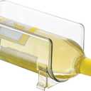 iDesign Stackable Bottle Holder for Water or Wine Bottles Clear